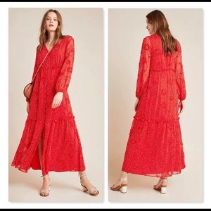 Anthropologie S Sunday In Brooklyn Maxi dress red